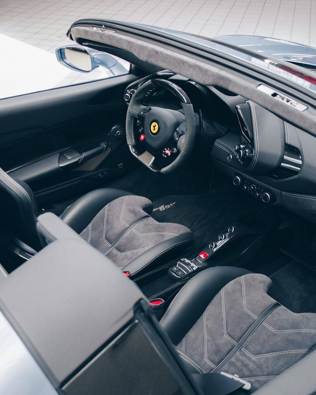 car dealership interior
